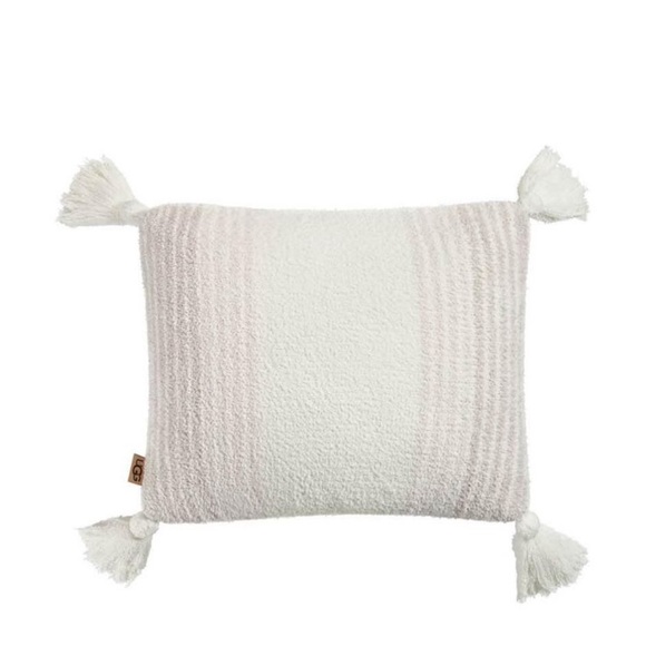 Ugg poppy stripe oblong knit throw pillow in original packaging - Picture 2 of 3